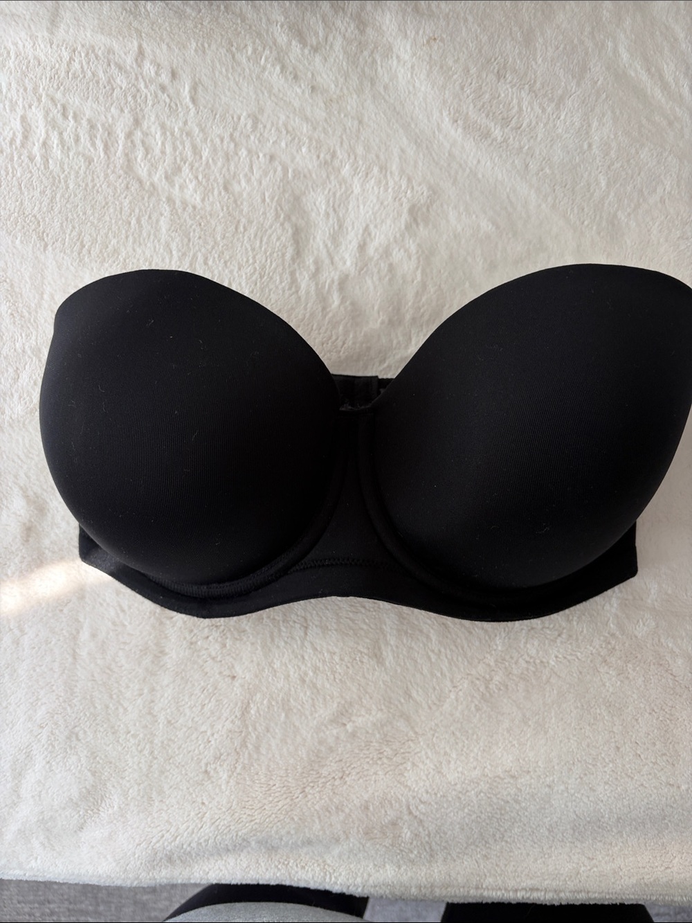 Wacoal Black Strapless Smooth Molded Cup Bra